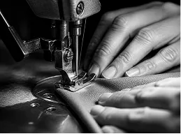 Full package clothing manufacturer production floor